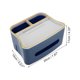 thumbnail image 2 of Funda para caja de pañuelos de pared única 1 Pc para mesa de dormitorio de plástico azul, 2 of 3