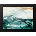 thumbnail image 2 of Parker, Jennifer Paxton 14x12 Black Modern Framed Museum Art Print Titled - Sea Foam Flow I, 2 of 5