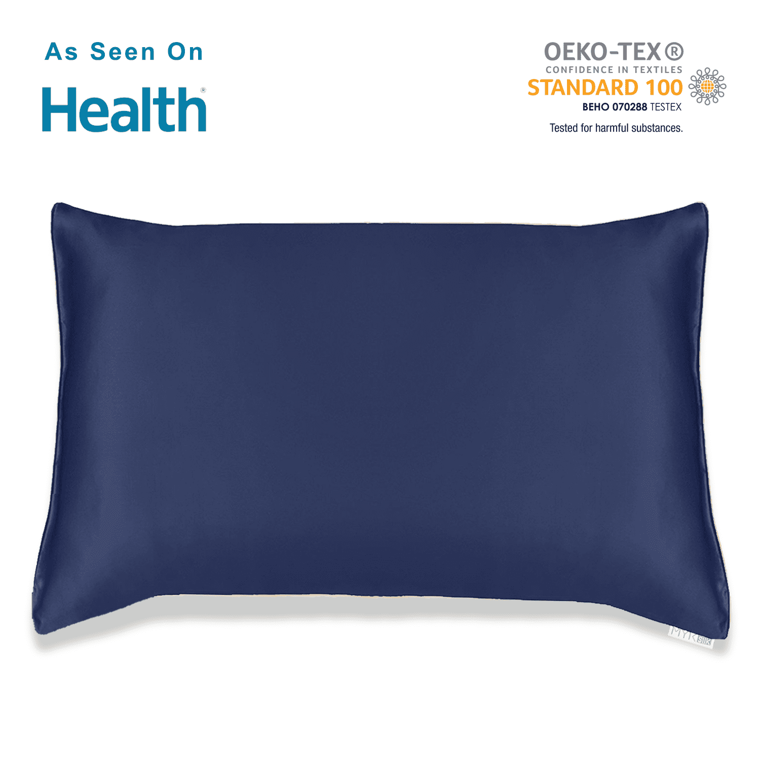 MYK 100 Pure Natural Mulberry Silk Pillowcase, 19 Momme Both Side for