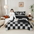 thumbnail image 4 of Castle Fairy White Gamepads 3-Piece Full Comforter Set for Boys Girls, 4 of 8