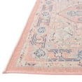 thumbnail image 6 of Unique Loom Whitney Collection Area Rug - Milano (10' x 14' Rectangle Powder Pink/Blue), 6 of 7