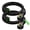 Black, variant on Maximm 3 Foot Slim Flat Plug Extension Cord 16 AWG Low Profile Power Cable Black 2 Pack
