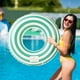 thumbnail image 5 of FLhrweasw Aro Salvavidas PVC Liso para Suave Unisex Reutilizable para Fiesta en La Playa (raya 70 Cm), 5 of 8