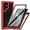 Red, variant on Case for Galaxy S22 Ultra,Slim Full-Body Rugged Stylish Protective Clear Back Hybrid 3-in-1 Case with Built-in Screen Protector Phone Case for Samsung Galaxy S22 Ultra 5G,6.8 inch 2022 (Rose)