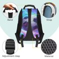 thumbnail image 6 of KUIFORTI Football Print Kids Backpack Large Capacity Childrens Backpack with Front Pockets Adjustable Straps for Elementary Middle Daily Use Back to School Gifts for Boys, 6 of 7