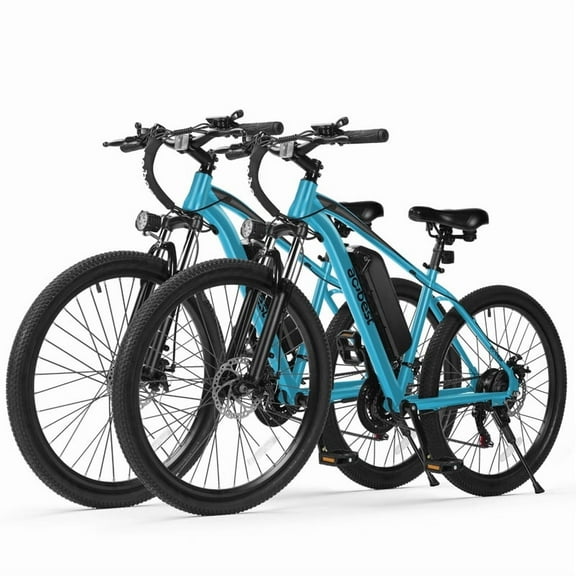 Apex Electric Bike for Adults, 27.5" Electric Mountain Bike with 21-Speed, Peak 1200W Motor 28MPH Top Speed, Removable Battery E-Bike, Front Suspension (Blue)*2