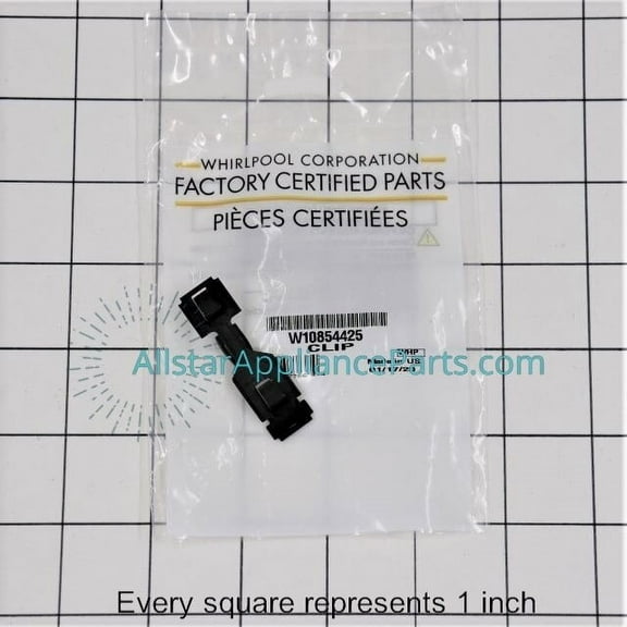 Whirlpool Dryer Mounting Clip W10854425