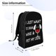thumbnail image 3 of Solo quiero beber vino y acariciar a mi perro, mochila negra para mujer, hombre, mochila para portátil, mochila para trabajo, negocios, viajes, mochila informal, mochila escolar para estudiantes, 3 of 5
