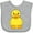 AC-Heather Grey, variant on Inktastic Cute Duck Boys or Girls Baby Bib