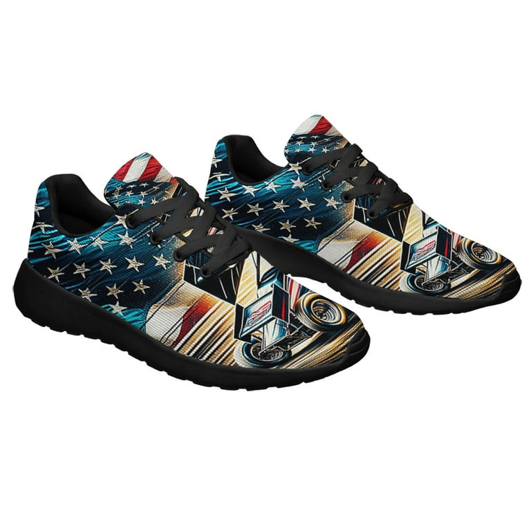 Dirt Track Racing Sprint Car Racing Shoes Sneakers Black Size 8 Walmart