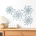 thumbnail image 2 of 4 Pcs Metal Sunburst Wall Art, Starburst Wall Decor, Silver Metal Wall Pediments Set with Crystal Cast, Hanging Glitter Diamond Accents Home Decorative for Living Room Bedroom Office und Entryway, 2 of 6