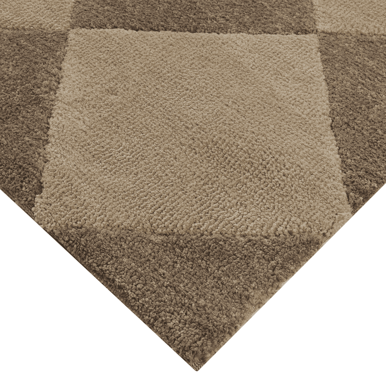 Better Homes & Gardens Brown Diamond Indoor 8' x 10' Area Rug