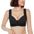 thumbnail image 1 of FallSweet Front Close Bra for Women Push Up Wirefree Bra Seamless No Dig Comfort Brassiere, 1 of 4
