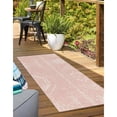 thumbnail image 3 of Outdoor Ogooplario Collection Area Rug Pink - 2'7"x8', 3 of 5