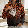 thumbnail image 5 of Unisex Pet Pouch Hoodie with Pocket Pet Pouch Hoodie for Women Fleece Kangaroo Pocket Sweatshirt Cuddle Pouch Dog Carrier Hoodie for Dog Fleece Kangaroo Pocket, 5 of 5