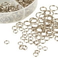 thumbnail image 4 of EASTIN 1Box 900 Pcs Silver Iron Split Rings Double Loop Jump Ring 4mm 5mm 6mm 7mm 8mm 10mm Chainmail Link for Jewelry Making, 4 of 7
