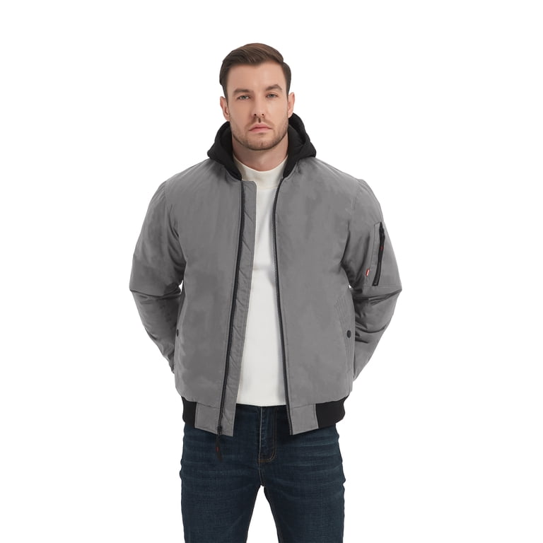 Hawke & Co. Men's Stanton Hooded Bomber Jacket photo 1