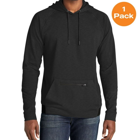Sport-Tek ST571 PosiCharge Strive Hooded Pullover, Black , S, Mens Hoodies and Sweatshirts