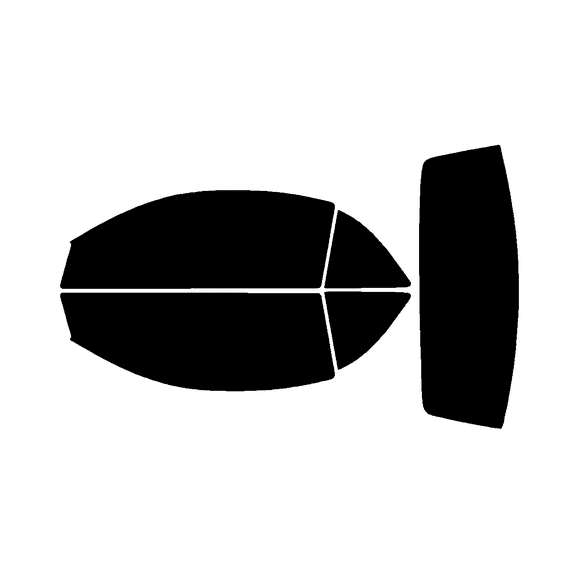 Haiy Co - PreCut 2Ply 05% Window Tint Film Kit For 2010-2014 Ford Mustang Convertible -Side+Rear Window