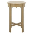 thumbnail image 2 of Safavieh Seraphina Traditional Wood Round End Table, Desert Brown, 2 of 9