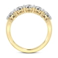 thumbnail image 3 of IGI Certified Oval Shape Lab Grown Diamond Anniversary Band Ring For Women | 5 Stone 4 CT TW In 14K Yellow Gold | FG-VS1-VS2 Quality Portia Friendly Diamonds Band Ring, 3 of 5