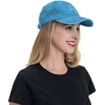 thumbnail image 4 of Normal Isn't Coming Back Jesus is Revelation Men's Printing Baseball Caps Adjustable Cowboy Dad Hat for Men and Women Hat (One Size, Blue-1), 4 of 7