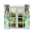 thumbnail image 3 of MKHERT Eating Flowers Window Curtain Kitchen Curtains Window Treatments 26x39 inch,Set of 2, 3 of 3