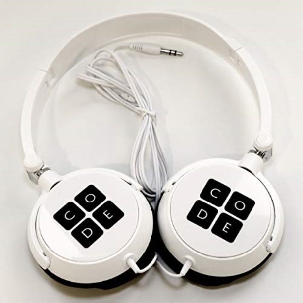code headphones (white)