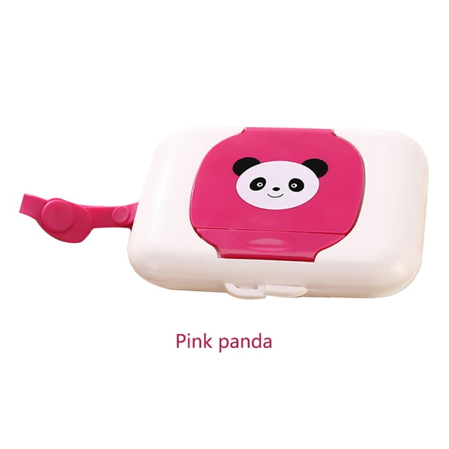 Caja De Pañuelos Húmedos Secos De Dibujos Animados, Contenedor De Toallitas Húmedas Para Bebés, Caja De Pañuelos Húmedos Portátil Advancent BA000757-01