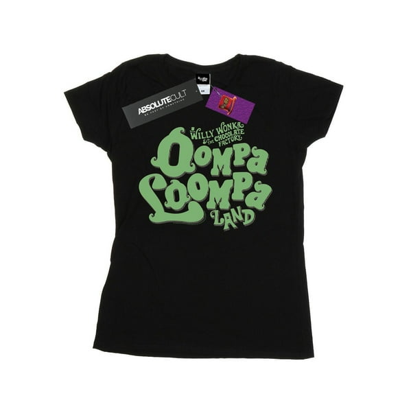 Willy Wonka And The Chocolate Factory T-Shirt en Coton Terre Oompa Womens