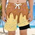 thumbnail image 2 of Shadoumai Little Boys Swim Trunks Size 6 High Stretch 3d Funny Print Sport Short Swimsuit Comfortable Baby Boy Swimsuit Boys Swim Shorts Baby Boy Swimsuit Boys Swim Shorts, 2 of 3