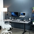 thumbnail image 4 of VIVO Black Freestanding Laptop Desk Stand w/ Glass Base, Fits Laptops up to 17", 4 of 8