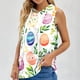 thumbnail image 1 of Xuyuer Happy Easter Holiday Print Essentials Sleeveless For Women - Soft Fitted Pullover Women's Fashion Printed Hooded Sleeveless Casual Daily Wear, 1 of 5