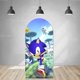 thumbnail image 3 of Arco de fondo azul de Sonics con doble cara de erizo para decoración de fiesta de cumpleaños de niños, fondo para fotografía de baby shower, utilería para estudio, 3 of 5