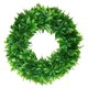 thumbnail image 4 of Fake Hoop Green Wreath Greenery Plant Decor Adorno de suspensión artificial para puerta de Navidad Noticed HA9034-00B, 4 of 6