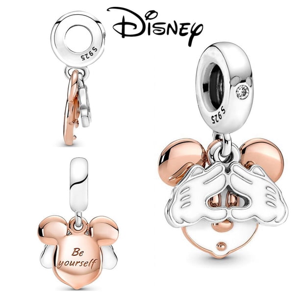 925 Sterling Silver Disney Series Lilo Stitch Charm Fit Pandora Bracelet Silver 925 Original Bead Charms for Jewelry Making Gift Gao Jinjia LED