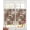 Brown, variant on Country Patch Plaid Sheer Curtains 54 Inch Length 2 Panels Set for Living Room/Bedroom, Brown Farmhouse Retro Bear Deer Cabin Kitchen Curtains Grommet Semi-Sheer Curtains Window Treatments 42"x54"x2
