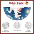 thumbnail image 5 of Bingfone Christmas Tree Skirt Mat Christmas Decoration Interior 30"-Cute Little Bunny Elephant Painting A Planet, 5 of 8