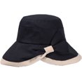 thumbnail image 2 of CoCopeaunts Summer Bucket Hat Women Bow Tie Irregular Brim Outdoor Beach Fisherman Hat UV Proof Sun Protection Bucket Cap, 2 of 8