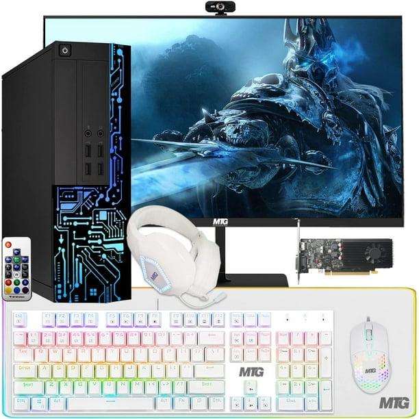 PreOwned Gaming PC Desktop, Intel Core i7, Siwa 3, GT 1030 4GB DDR4, 16GB RAM, 240GB