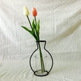 thumbnail image 1 of Agiferg New Nordic Minimalist Abstract Vase Black Iron Brief Vase Flower Racks Ornaments, 1 of 3