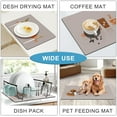 thumbnail image 6 of Thick Coffee Maker Bar Mat Countertop,Quick dry mat,Bar Drying Mat,Coffee Bar Tray for Countertop,Coffee Nook Mat,Spill Mat, 6 of 6
