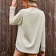 thumbnail image 4 of Pure Color Shirts, Skin Friendly Loose Fit Trendy Long Sleeves Drop Shoulder T Shirt For Party ANGGREK Otros, 4 of 6