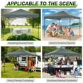 thumbnail image 5 of SANOPY 10x10 Pop up Canopy Tent Commercial Instant Canopy with 4 Sidewalls & Carry Bag, Portable Outdoor Waterproof Canopy for Camping Party Event Shelter Sun Shade, 5 of 10
