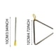 thumbnail image 3 of SKYESHEALLY - Instrumento de percusión triangular de acero musical de 4 pulgadas con percutor, herramienta de enseñanza para jardín de infantes, instrumento de juego triangular delicado y fácil de, 3 of 6