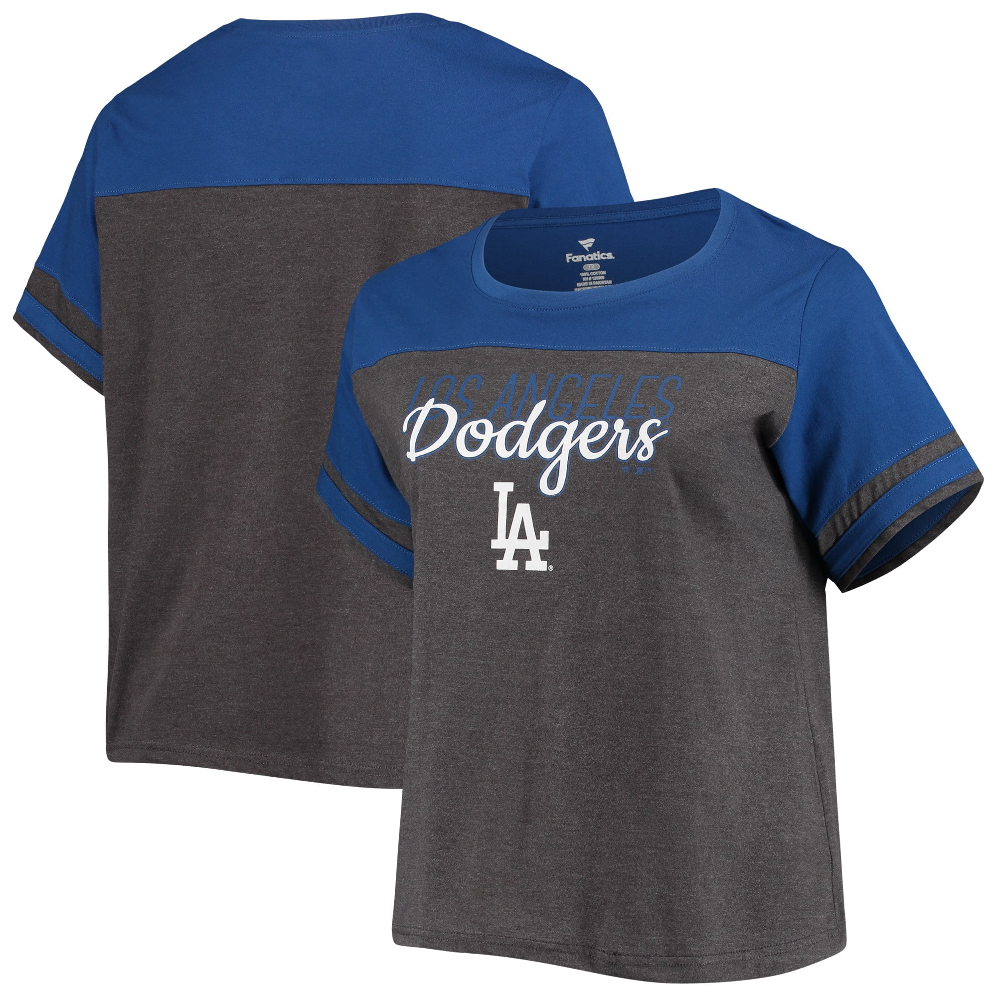 Women's Dodgers Plus Size Colorblock T-Shirt Jamaica Ubuy