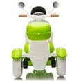 thumbnail image 5 of Track Seven 12V Ride on Motorcycle, 2-Seater Electric Motorcycle with Dual Motor, 3 Wheels Motorbike with Bluetooth, LED Lights, Storage Box, Front Hook, Ride on Toy Car for Kids Aged 3+, Green, 5 of 7