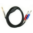 thumbnail image 2 of Accesorios de audio, BLS0201 Cable de audio mono dual macho a macho de 6,35 mm Cable de audio diseñado a la perfección, 2 of 9