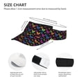 thumbnail image 2 of KLL Sport Sun Visor Hats Ball Caps Empty Top Baseball Sun Cap for Men Women-Rainbow Butterfly, 2 of 6