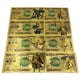 thumbnail image 4 of Los billetes de banco plásticos de la tarjeta del yen del anime de Japón del arte de encargo de todos los estilos fijan en oro 24k plateado para la colección, 4 of 4